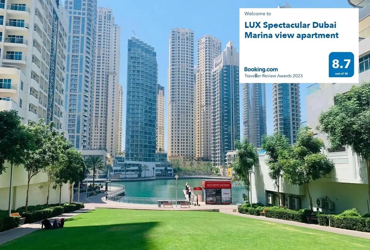 Lux Spectacular Dubai Marina View Apartment